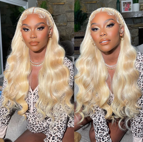613 13x4 frontal wig 200% density body wave