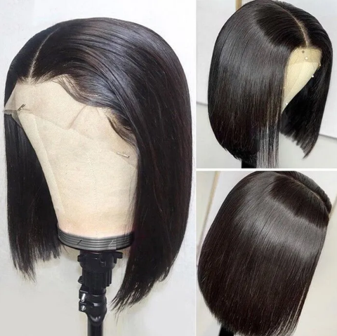 13x4 bob wig 180% density straight