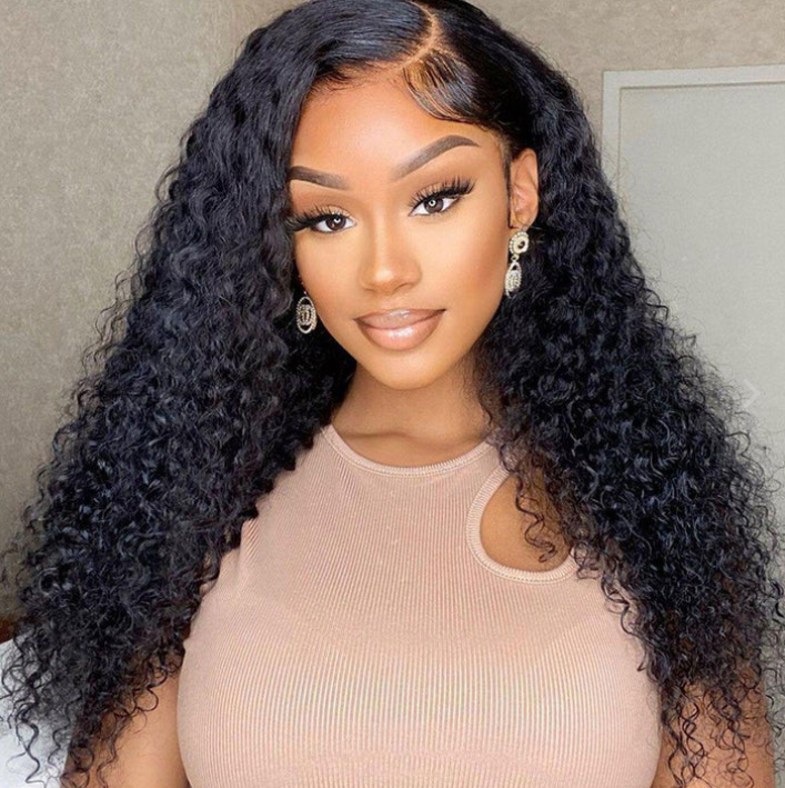 13x6 frontal wig 180% density deep curly