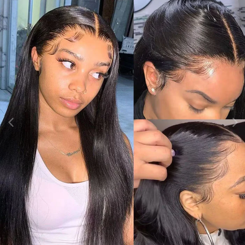 13x6 frontal wig 180% density straight