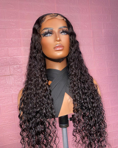 5x5 glueless wig 150% density deep wave