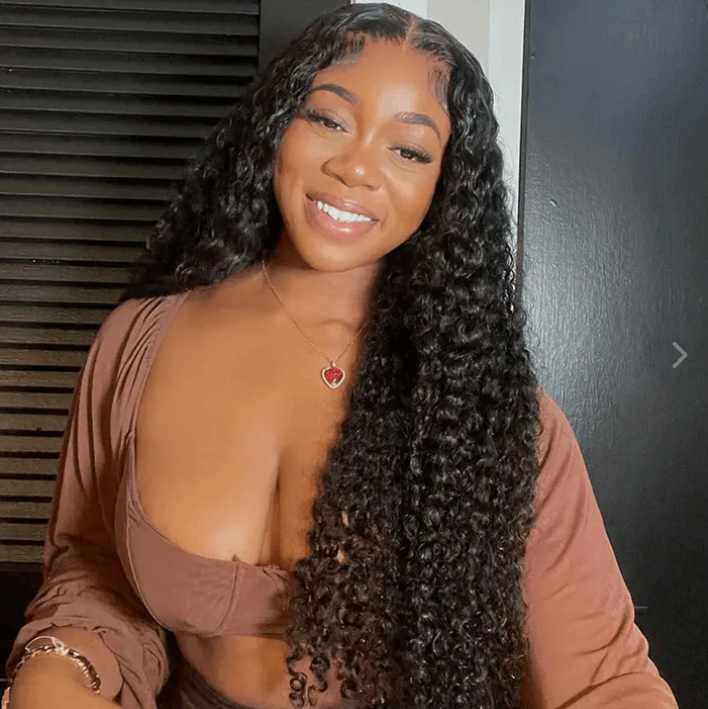 13x4 HD wig 180% density deep curly