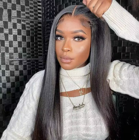 5x5 glueless wig 150% density straight