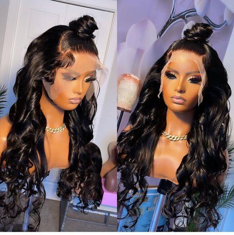 13x4 frontal wig 150% density body wave