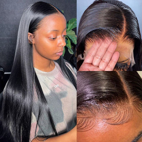 13x4 frontal wig 150% density straight