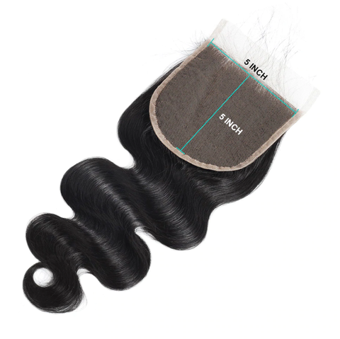 5x5 HD closure body wave