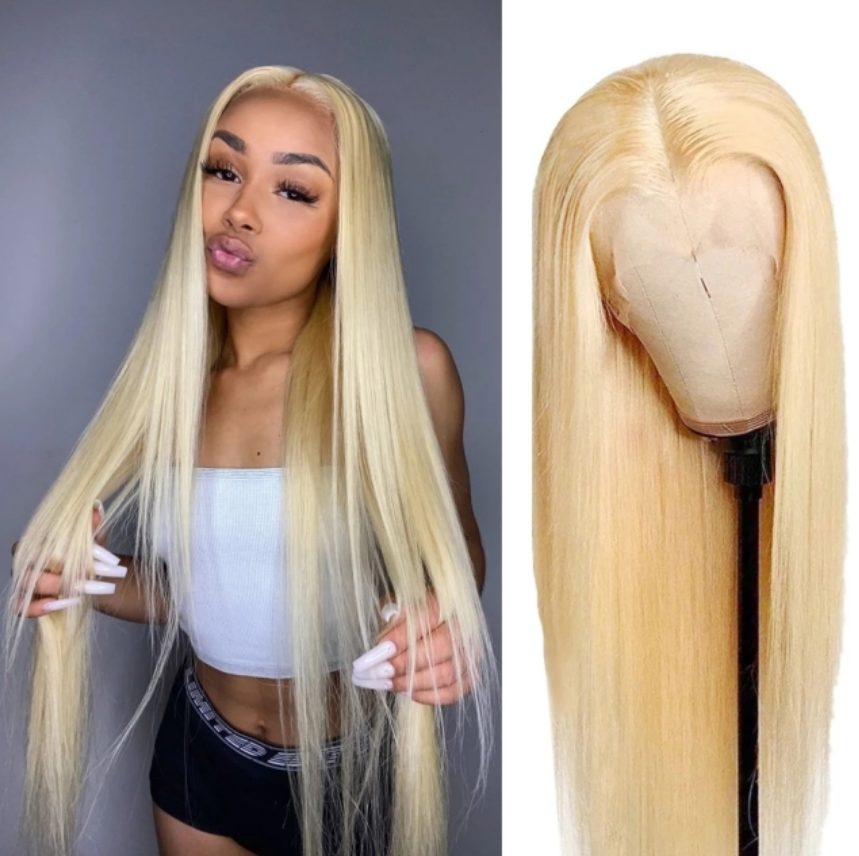 613 13x4 frontal wig 150% density straight