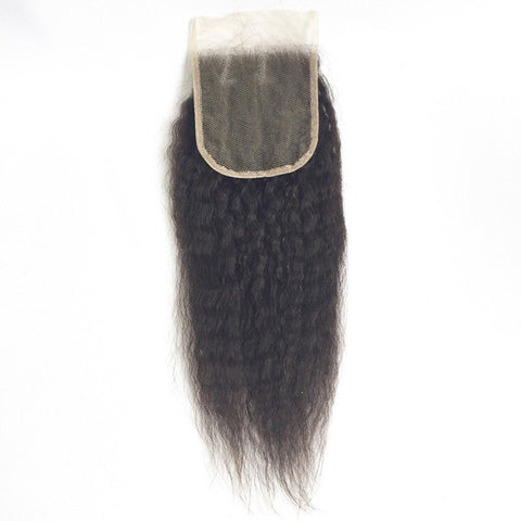 4x4 lace closure kinky straight