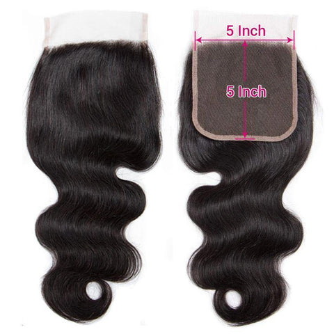 5x5 lace closure body wave