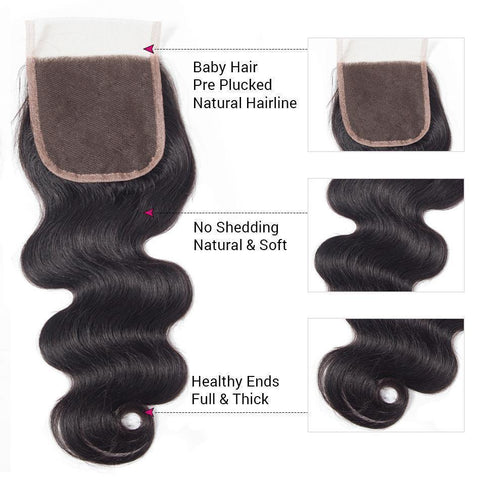 5x5 lace closure body wave
