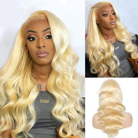 613 13x4 frontal wig 150% density body wave