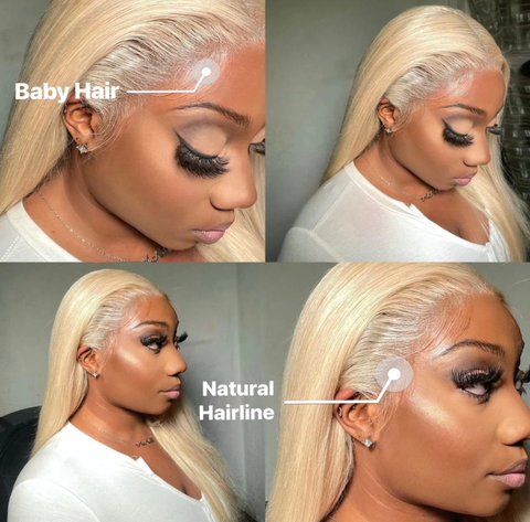 613 13x4 frontal wig 150% density straight