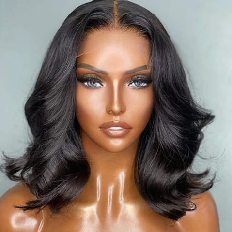 4x4 bob wig 150% density body wave