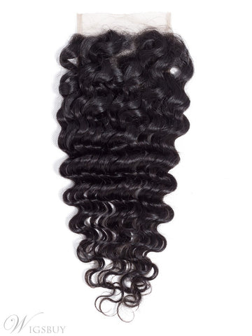 4x4 lace closure deep wave