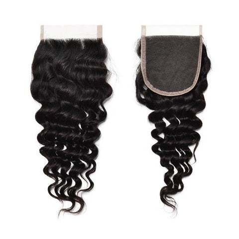 4x4 lace closure deep wave