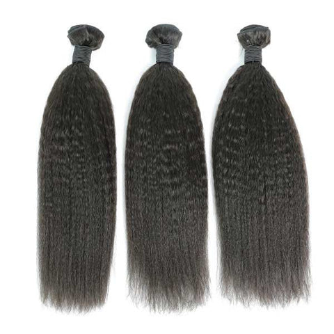 10A hair bundle kinky straight