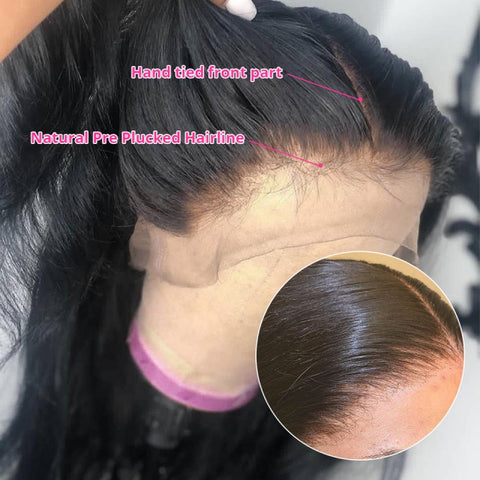 13x4 HD wig 180% density straight