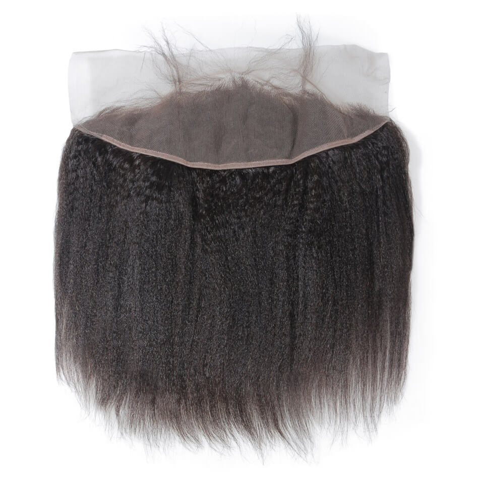 13x4 lace frontal kinky straight