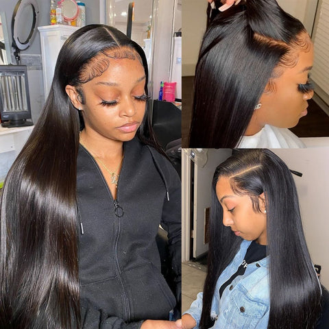 13x4 HD wig 180% density straight