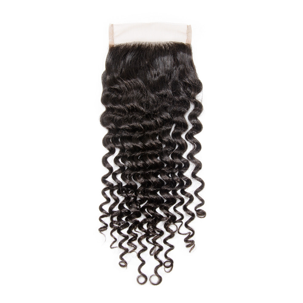 4x4 lace closure deep curly